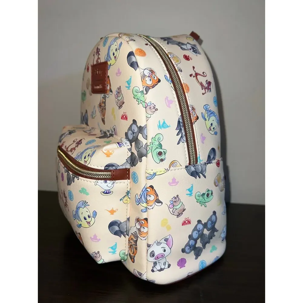 Disney Loungefly Princess Sidekicks Mini Backpack Pascal Meeko